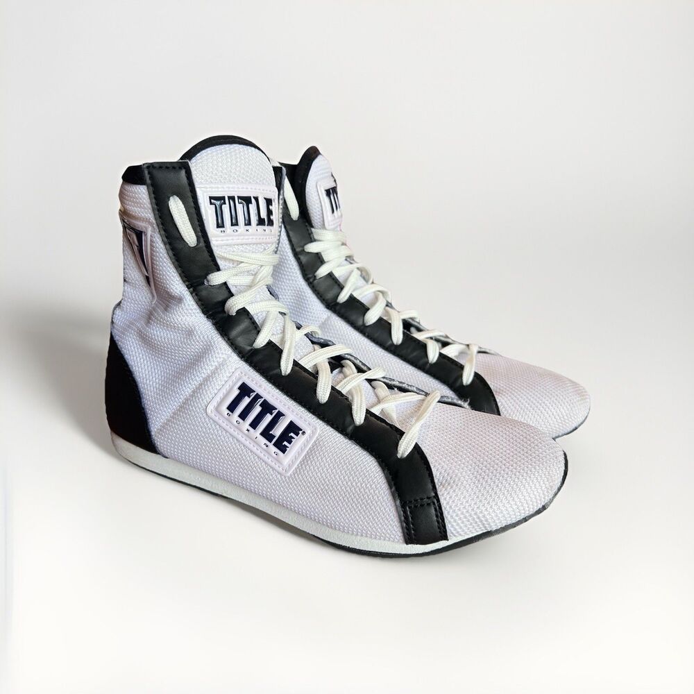 Title Boxing Speed-Flex Encore mid-top boxing shoes Size 6 Eur 39 MMA shoes